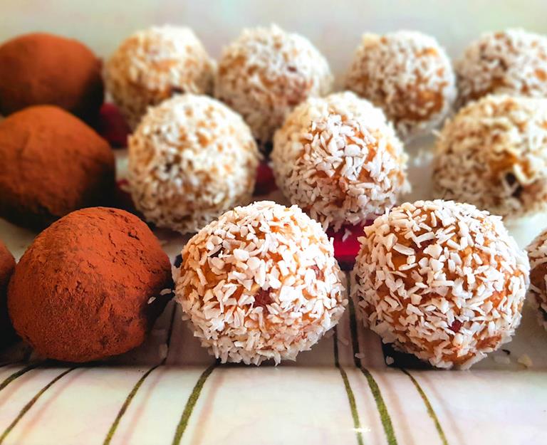 Carrot Cake Energy Balls Recipe Cuisine Fiend